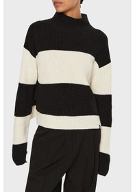 Resim Calvin Klein Bayan Kazak J20j224227 Ybı Siyah-beyaz Siyah-beyaz Siyah - Beyaz 