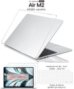 Resim ZMOBILE Macbook Air M2 M3 M4 13.6" A2681 A3113 A3240 Uyum Set Kılıf Kapak Klavye Koruyucu Ekran Koruyucu 