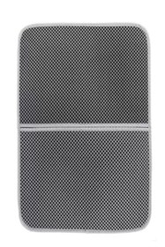 Resim Hype Store BÜYÜK BOY Elekli Kedi Tuvalet Önü Paspası katlanabilir 82 X 60 Cm GRİ 