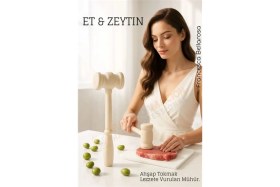 Resim Marsilyan Ahşap Zeytin Kırıcı ve Et Dövücü – Doğal, Sağlam, Pratik Mutfak Yardımcısı 