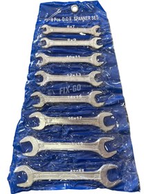 Resim FIX-GO 8 Parça Çelik Açık Ağız Anahtar Takımı 