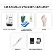 Resim HP C6689A 200 Dolumluk Siyah Kartuş Dolum Seti HP