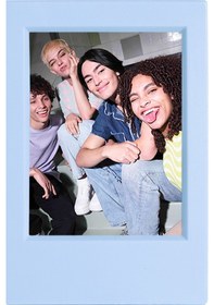 Resim Fujifilm Instax Mini 12 Fotoğraf Makinesi + Çerçeve + 64'lü Kare Albüm Seti Mavi 