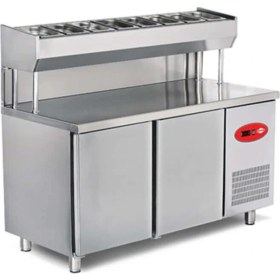 Resim Empero Emp.200.80.01-Psy Pizza Ve Salata Hazırlık Buzdolabı-3 Kapılı 