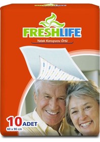 Resim Freshlife Yatak Koruyucu Örtü 60 x 90 CM 10 Adet 