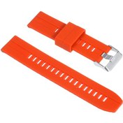 Resim Konesam 20mm Silikon Kordon, Universal Saat Bandı, Yüksek Sıcaklığa Dayanıklı, Yumuşak Ve Konforlu, Turuncu 