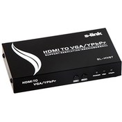 Resim Hdmı To Vga + Ypbpr Çevirici Adaptör SL-Hv67 S-Link