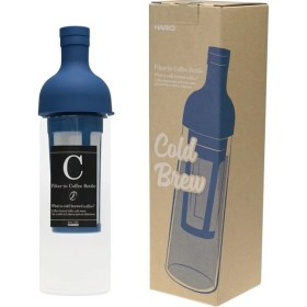 Resim Hario Filter-In (Cold Brew) Coffee Bottle - Filtreli Soğuk Kahve Demleme Şişesi (Mavi) 