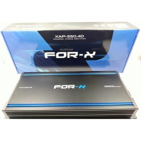 Resim For-x XAP-350.4D 4 Kanal 350 RMS Güç Çıkışı Oto Amfisi 227 x 345 x 55 mm Yüksek Performans 