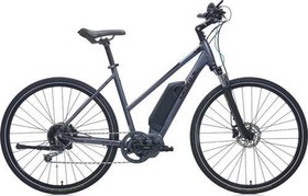 Resim E-Sportive 6.2 HD Fren 9 Vites 28 Jant Elektrikli Şehir Tur Bisikleti Antrasit Siyah Mavi 50 