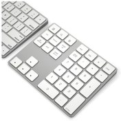 Resim Geeksen Kablosuz Sayısal Klavye Alüminyum 34 Tuşlu Bt Klavye Dahili Şarj Edilebilir Pil Tuş Takımı Windows/i Gümüş 