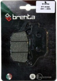 Resim Honda Cb 250 Cbr 650f Nc 750 Arka Fren Balatası Organik Brenta Ft 3155 