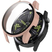 Resim Huawei Watch Gt 3 42mm Darbeye Dayanıklı Pc Kasası, Temperli Cam Filmi 