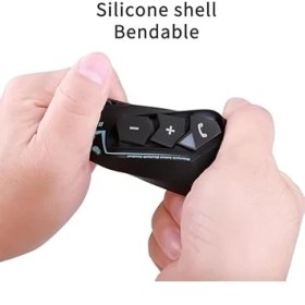 Resim Misda Store BT22 Intercom Motosiklet Kask Kulaklık Bluetooth 5.0 