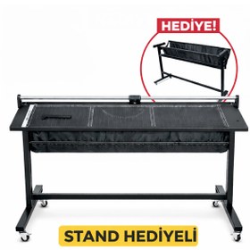 Resim Goldpix Sürgülü Kağıt Kesme Giyotini 120 cm - Ayaklı Standlı Model 