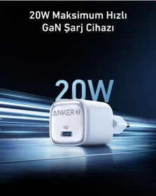Resim Anker Zolo 20w 1c Şarj Cihazı Beyaz 