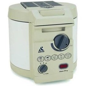 Resim Aksu T11 Ken Fry 1600 W Beyaz Yağlı Fritöz 