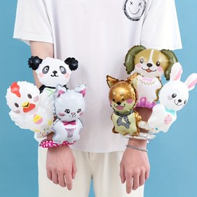 Resim 16 Parça Mini Hayvan Bilek Balonları, Elde Taşınabilir Oyuncak Balonlar, Eğlenceli Parti Dekorasyon Balonları, Cadılar Bayramı Süslemeleri, Noel Temalı Balonlar, Doğum Günü Krom Balonları, Yeniden Kullanılabilir Folyo Balon Garland, Tatil Dekoru, Hafif ve Şenlikli Balonlar, Yeniden Kullanılabilir Dekor, Halloween Partisi, Festivaller İçin Balon Seti 