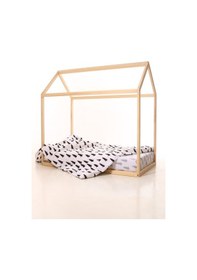 Resim Markaawm Markaawm Montessori Çocuk Yatak Doğal Çam 90X190 Karyola Deniz 