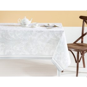 Resim Madame Coco Bernice Polycotton Masa Örtüsü - Gri - 160x160 Cm Pco-05160 X 160 Cm-gri 