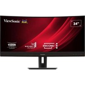 Resim Viewsonic VG3456C 34" Uwqhd Ergonomik 100W USB C ve RJ45'LI 21:9 Curved Docking Profesyonel Monitor 