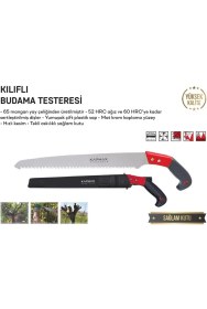 Resim Kapmax KP-2402 Kılıflı Testere Ağaç Budama Ahşap Kesme 