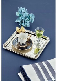 Resim Cooker Ckr3174 Kare Metal Sunum Tepsisi 25 Cm 