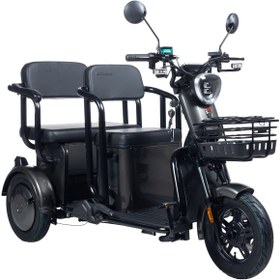 Resim Stmax Elit 540 3 Tekerli Elektrikli Moped - Gri 