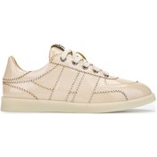 Resim Tamer Tanca Kadın Hakiki Deri Bej Sneakers & Spor Ayakkabı 1037 001-13 Bn Ayk Y24 Bej Rgn Bej 