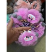 Resim Silver1 Gıoıo Yeni Sevimli Gerçek Saç Tilki Küçük Cinderblock Saç Araba Anahtarlık Kolye Ins Pixie Peluş Top Çanta Aksesuarları (Yurt Dışından) 