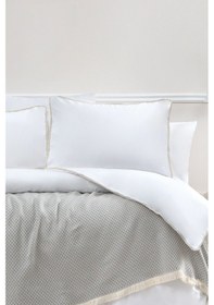 Resim Yataş Netha Çift Kişilik Yatak Örtüsü - Gri 