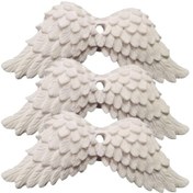 Resim Suntek 3 Parça Araba Kanatları Şekilli Kolye Süs Ofis 