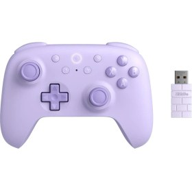 Resim Mena Rise 8bitdo 2c Controller For Windows Pc And, With 1000 Hz Polling Rate, Hall Effect Joysticks And Triggers, And Remappable L4/r4 Bumpers (Purple) 