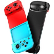 Resim Android İos HarmonyOs Switch AndroidTV Windows Akıllı Bluetooth Teleskopik Gamepad Joystick Kırmızı-Mavi D3 ScHitec