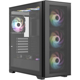 Resim GAMEFORCE Bigmesh 4x120mm Rgb Fanlı Oyuncu Bilgisayar Kasası 