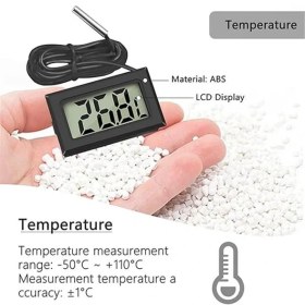 Resim AyrStore Dijital LCD Termometre Sıcaklık Monitörü Harici Sensörü ile Buzdolabı Dondurucu Buzdolabı 