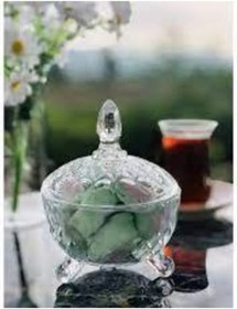 Resim Kristal Şekerlik Desenli Ayaklı Royaleks-81196 