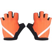 Resim Liangduo Shop Turuncu Tarzı L Boyutu Bisiklet Eldiveni Son Derece Yansıtıcı Kaymaz Mtb Yol Bisiklet Eldiveni Erkek Kadın Yarım Parmak Nefes Darbeye Dayanıklı Bisiklet Spor Eldiveni (Yurt Dışından) 