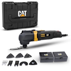 Resim CAT DX49.1 350Watt Profesyonel Çok Amaçlı Devir Ayarlı Kesme Raspalama ve Zımpara + 14 Adet Aksesuar 