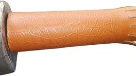 Resim Motosiklet doğal deri elcik püskül, Motorcycle Tassels Leather frills grip covers leather grip, motosiklet deri aksesuar, Chopper Cruiser Bobber 