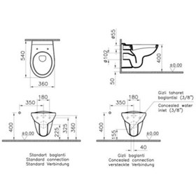 Resim Norm 101 Asma Klozet 6855l003-1066 