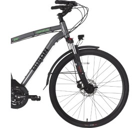 Resim Bisan Comfortline Şehir Bisikleti 48 cm V Fren 26 Jant 21 Vites Metalik Gri Yeşil 