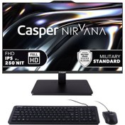 Resim Casper Nirvana A80.1315-CX00X-V-S i3-1315U 24 GB 2 TB NVMe SSD 23.8" Free Dos AIO Masaüstü Bilgisayar 