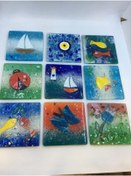 Resim Genel Markalar Saf Cam Renkli Banyo Wc Gider Kapağı 