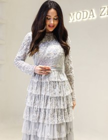 Resim Couture Nomi Tesettür Abiye - Haki / 42 