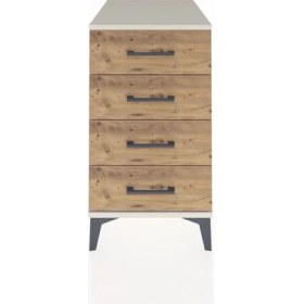 Resim Kronos Komodin 4 Çekmeceli 44X59X80 Aytaşı-Çam 