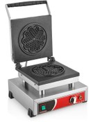 Resim KUTLU TİCARET Kutlu Tekli Çiçek Waffle Makinesi 