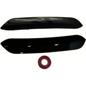 Resim Hightower Vw Golf 7 Mk7 7.5 R Gtı Parçalı 2 Adet Parlak Siyah Karbon Fiber Spoiler 