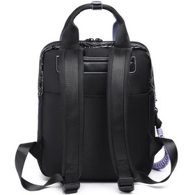 Resim Smart Bags Parlak Kumaş Küçük Boy Askılı Kadın Sırt Çantası 3250 Siyah - Lila 