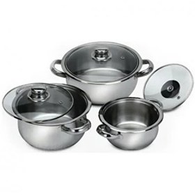 Resim Gülsan Çakır Cam Kapaklı 6 Parça Güveç Tencere Seti 